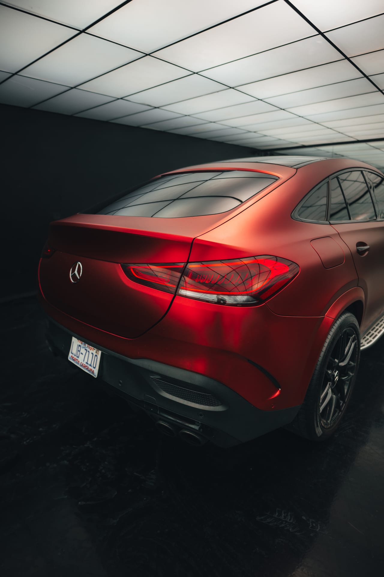Mercedes-AMG GLE rear three-quarter shot